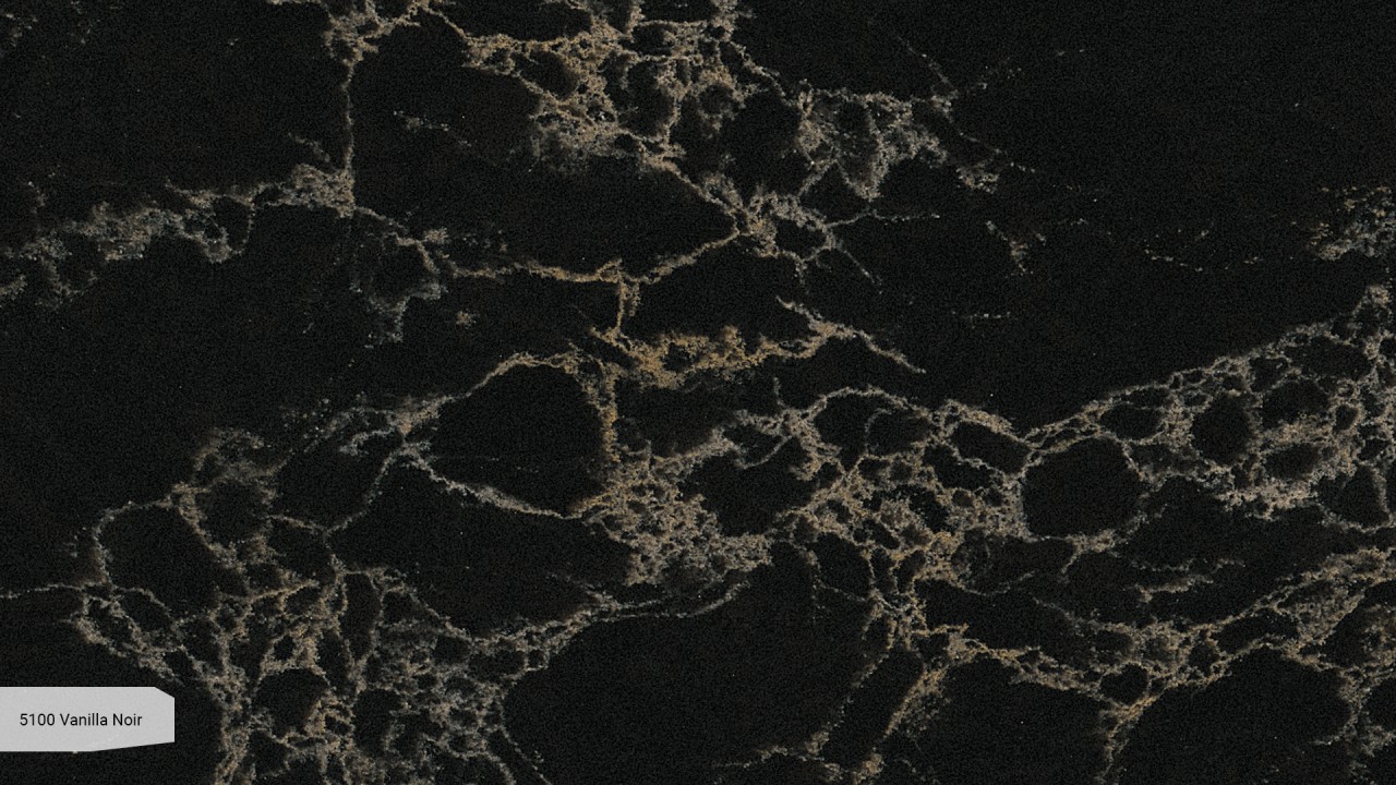 Czarny Konglomerat Caesarstone na blaty kuchenne, parapety i schody. Caesarstone gwarancja
