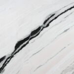 Biały Kwarcyt z czarnym wzorem - Kwarcyt Panda White wzór